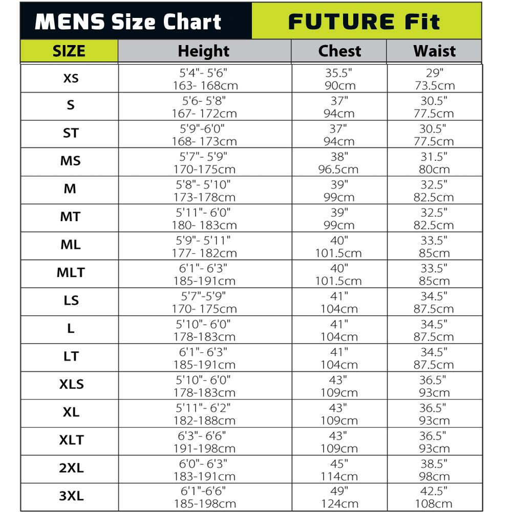 Mens Suit Size Chart Australia : Van Heusen Fit Guide | Size Chart Van ...