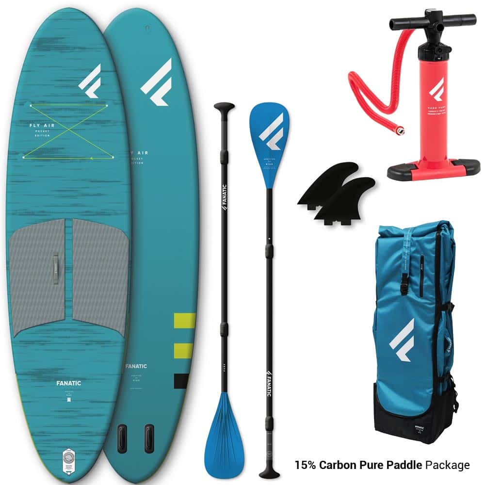 Fanatic Fly Air Pocket Paddle Board - iSUP | H2O Sports | H2O Sports